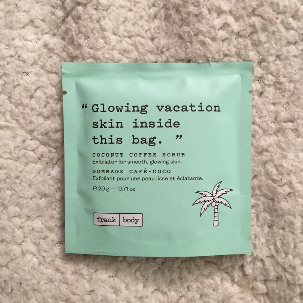 frank body coconut coffee scrub
